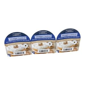 Yankee Candle LUSCIOUS PUMPKIN TRIFLE Set of 3 Single Wax Melt